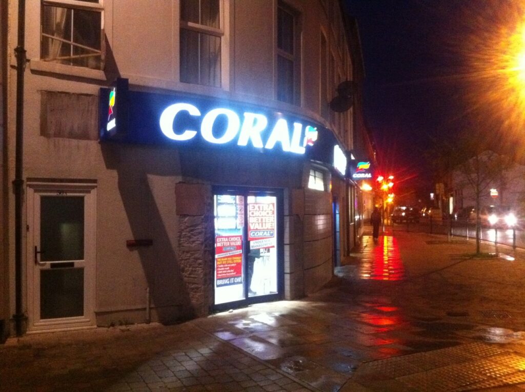Coral rebrands Chas Kendal Betting Shops