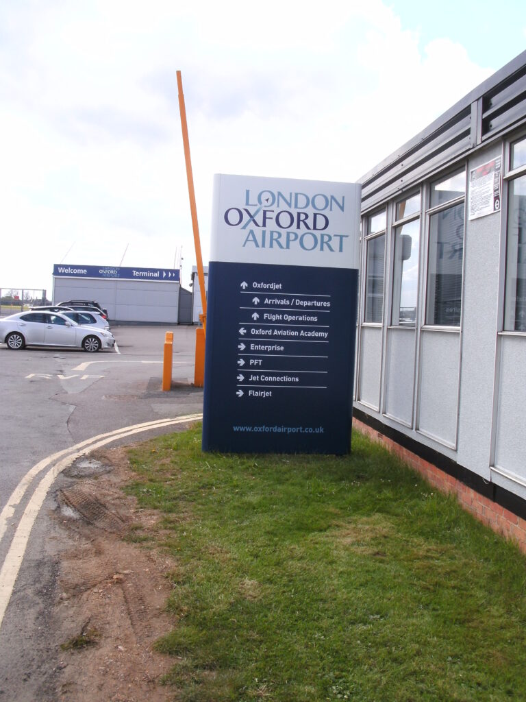 Oxford Airport - New Directional Signage